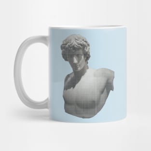 Antinous in a grid Mug